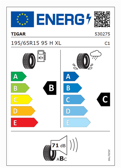 195/65R15 95H XL Tigar SUMMER 3