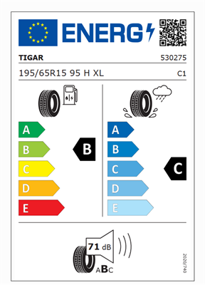 195/65R15 95H XL Tigar SUMMER 3