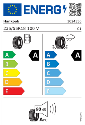 235/55R18 100V Hankook Ventus Prime3 K125A (VW) 2023